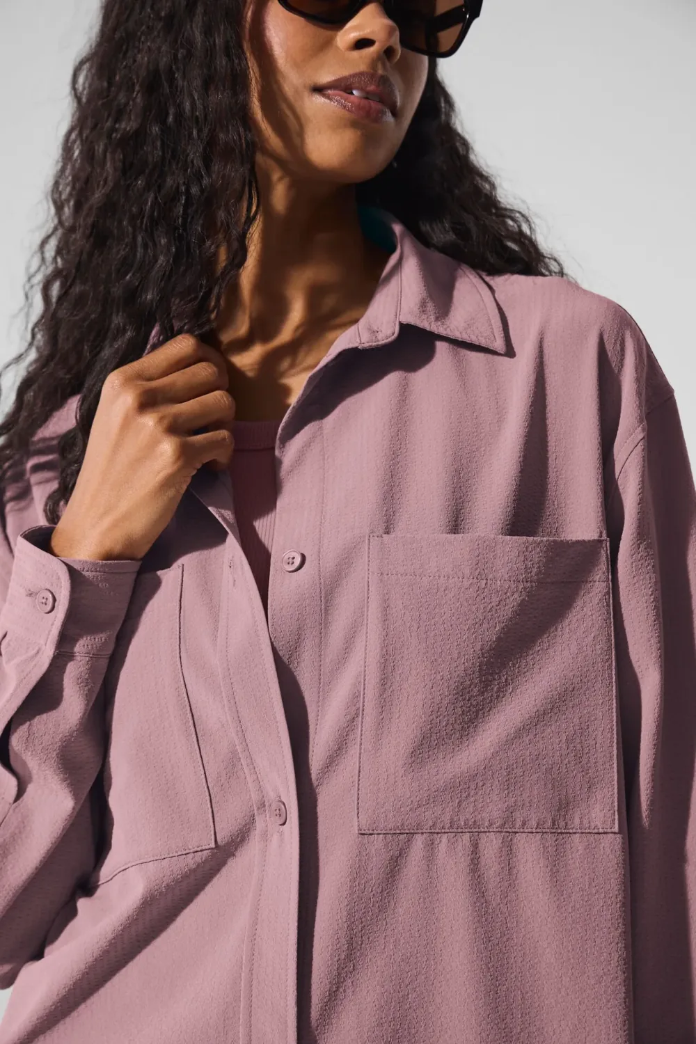 Camisa Dreamscape Com Botões Manga Longa