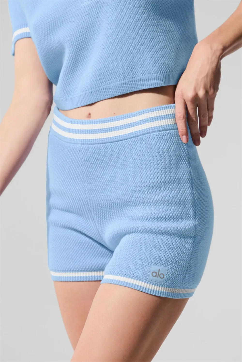 Shorts Tennis Club Sweater Knit Hot