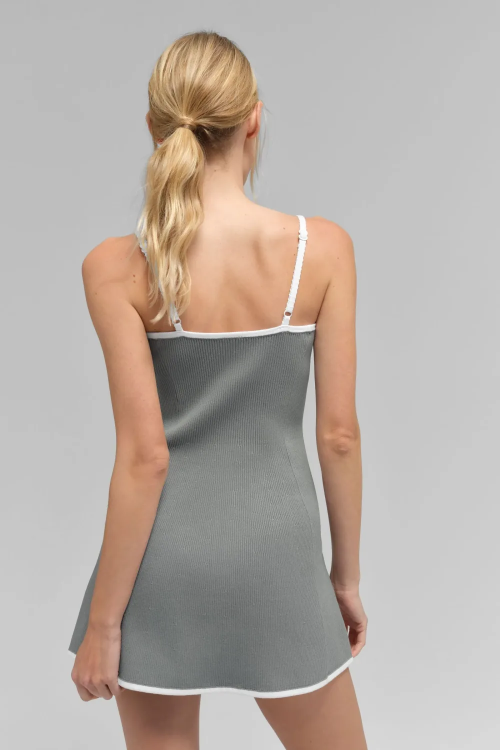 Vestido Ribbed Sweater Knit Highline