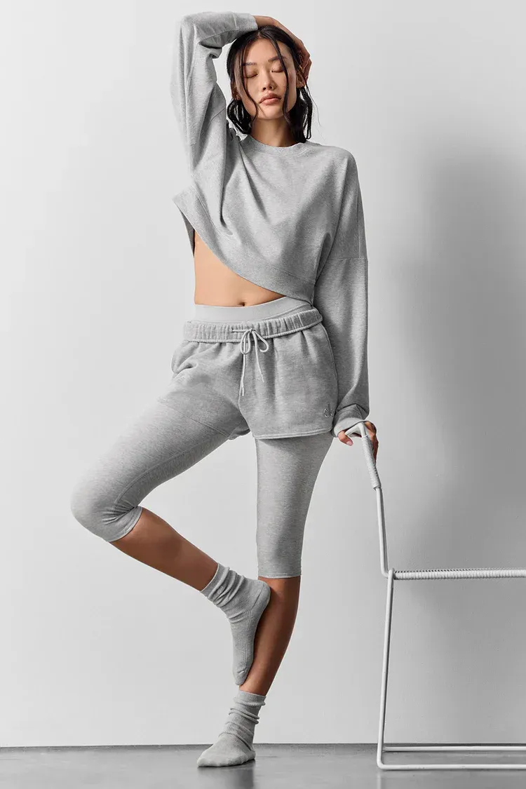 Moletom Cropped Sway Crew Neck